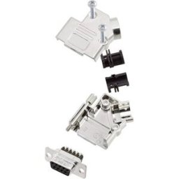 Amphenol L17D45PK-M-15+L77DA15SST Kit embase SUB-D femelle 45 ° Nombre de pôles: 15 raccord à vis 1 pc(s)