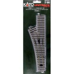 (H0) Kato Unitrack 2-840 Aiguillage, à gauche 246 mm 1 pc(s)