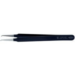 Knipex 92 08 78 ESD Pince brucelle de précision plate, courbée à 45° 120 mm