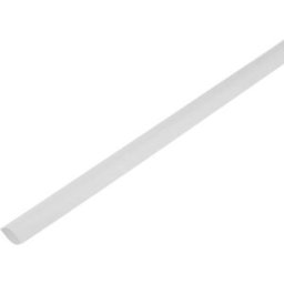 TRU COMPONENTS 1225505 Gaine thermorétractable sans colle blanc 100 mm 50 mm Taux de retreint:2:1 Marchandise vendue au mètre