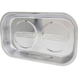 KS Tools 800.0151 Plateau magnétique en acier inoxydable, 140 x 240 mm
