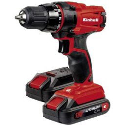 Perceuse-visseuse sans fil Einhell TC-CD 18-2 Li 4513820 18 V 1500 mAh Li-Ion + mallette, + 2 batteries