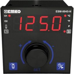 Emko ESM-9945-N 2 points, P, PI, PD, PID Régulateur de température Pt100 -200 à +1700 °C Relais 5 A (L x l x H) 100 x 96 x 96 mm