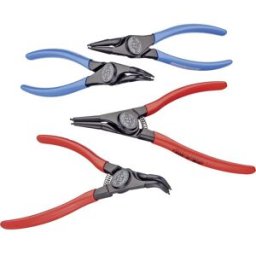 Gedore 6701030 Jeu de pinces pour circlips Adapté pour (pinces pour circlips) circlips intérieurs et extérieurs 19-60 mm 19-60 mm Forme de la panne (détails)
