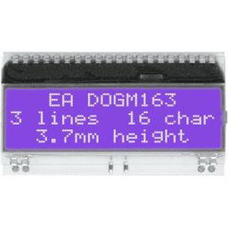 DISPLAY VISIONS Afficheur 7 segments bleu 3.65 mm 3.3 V Nombre de chiffres: 3