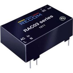 Alimentation CA/CC pour circuits imprimés RECOM RAC03-12SC 12 V/DC 0.25 A 3 W