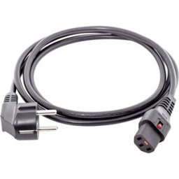 HAWA 1008271 appareils IEC Câble de raccordement noir 2.00 m