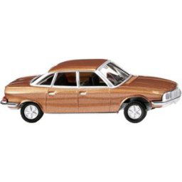 Wiking 0128 48 H0 Modèle réduit de voiture particulière NSU Berline RO 80, cuivre-métal
