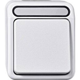 Interrupteur, Interrupteur va-et-vient Merten 4074982 AQUASTAR blanc polaire