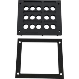 TRU COMPONENTS TC-KDL 3/15 Barrette dentrée de câble Ø max. des bornes 16 mm PA noir 1 pc(s)
