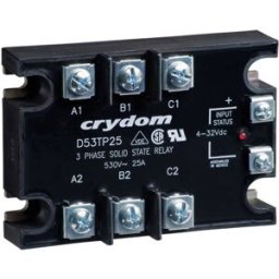 Crydom Relais à semi-conducteurs A53TP25D 25 A Tension de contact (max.): 530 V/AC à commutation au zéro de tension 1 pc(s)