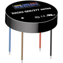 RECOM RAC03-05SER/277 Alimentation CA/CC pour circuits imprimés 5 V 3 W