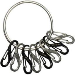 Porte-clé NITE Ize NI-BRG-M1-R3 noir, argent 1 pc(s)