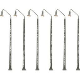 Viessmann Modelltechnik N Lampadaire de service de chemin de fer simple modèle fini 65856 6 pc(s)