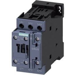 Siemens 3RT2026-1BB40 Contacteur 3 NO (T) 11 kW 24 V/DC 25 A avec contact auxiliaire 1 pc(s)
