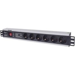 Intellinet 713962 19 pouces Multiprise 1.5 UH prise à contact de protection protection antisurtension noir