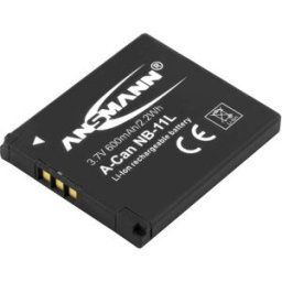 Ansmann A-Can NB 11L Batterie pour appareil photo Remplace laccu dorigine NB-11L, NB-11LH 3.7 V 600 mAh