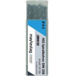 Alpen 0060100290100 HSS Foret hélicoïdal 2.9 mm Longueur totale 61 mm DIN 338 10 pc(s)