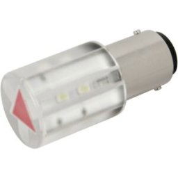CML 18560350 Voyant de signalisation LED rouge BA15d 24 V/DC, 24 V/AC 1300 mcd
