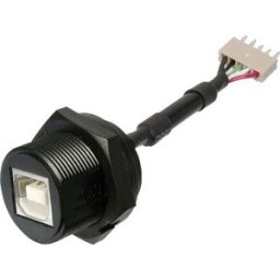 Connecteurs USB 2.0 - IP67 TRU COMPONENTS TC-A-USB-BPFS-203 embase femelle USB B femelle vers connecteur 5 pôles Connecteur mâle 1 pc(s)