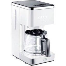 Graef FK 401 Cafetière blanc Nombre de tasse=10 verseuse en verre, fonction de conservation de la chaleur