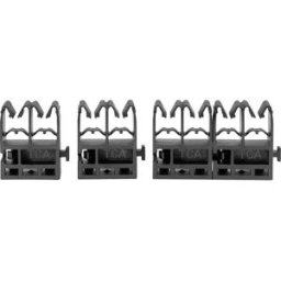 HellermannTyton QGDHC5.2-8.0M-PA66W-BK Embase de fixation serre-câble 151-04088 Plage de Ø du faisceau 5.20 à 8 mm stabilisé aux UV, résistant aux intempéries
