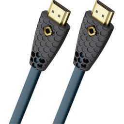 Câble de raccordement Oehlbach HDMI Fiche mâle HDMI-A, Fiche mâle HDMI-A 1.50 m bleu pétrole, anthracite D1C92601 8K UHD Câble HDMI
