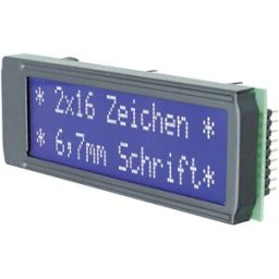 DISPLAY VISIONS Écran LCD blanc bleu (l x H x P) 75 x 26.8 x 10.8 mm EADIP162-DN3LW