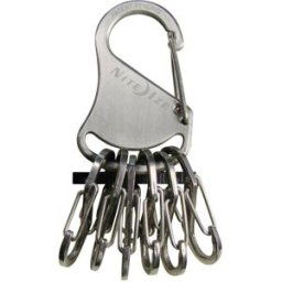 Mousqueton pour clé NITE Ize NI-KLK-11-R3 argent 1 pc(s)