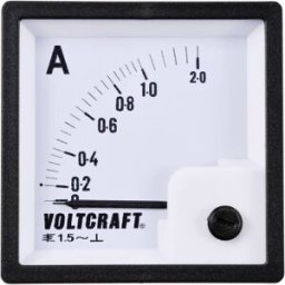 VOLTCRAFT AM-72X72/1A AM-72X72/1A Appareil de mesure encastrable analogique AM-72X72/1A 1 A Ferromagnétique