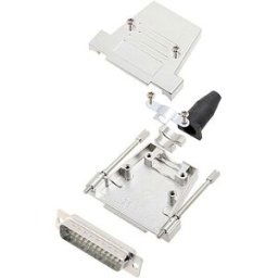 encitech DTSL25-LJSRG-T-DMP-W-K 6355-8040-23 Kit embase SUB-D mâle 180 ° Nombre de pôles: 25 fût à souder 1 pc(s)
