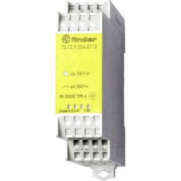 Finder 7S.12.9.024.5110 Relais industriel Tension nominale: 24 V/DC Courant de commutation (max.): 6 A 1 NO (T), 1 NF (R) 1 pc(s)