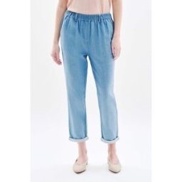 Caroll Pantalon pnoori denim baby bleu femme - 36