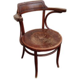 Fauteuil de bureau de la fin du XIXème siècle par Jacob et Joseph Kohn à Vienne, Autriche bois 60x50x82
