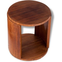 Chevet art déco bois 65x65x67