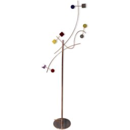 Lampadaire 8 feux Sil Lux Design 1990 multicolore 90x25x190