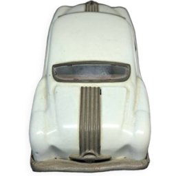 Voiture métal blanc 10x25x8