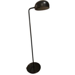 Lampadaire design scandinave 70s Abo Randers E205 noir 27x27x111