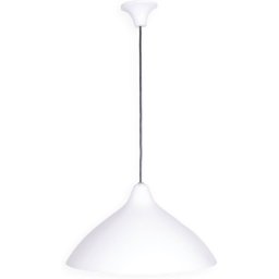 Lampe à suspension de Lisa Johansson Pape pour Orno, Finlande 1950 blanc 45x45x75