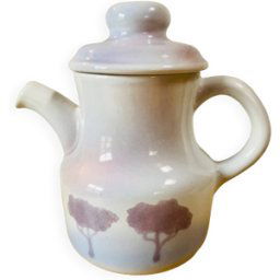 ART Cafetière vintage Faïencerie de PORNIC modèle ORÉE multicolore 12x0x20