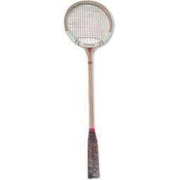 Raquette de squash dunlop vintage bois 20x2x69