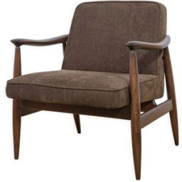 Fauteuil GFM-87 par Juliusz Kedziorek pour Gościcińskie Furniture, 1960 marron 66x63x70