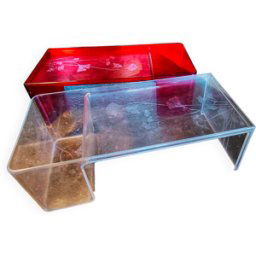 Kartell Usame rouge 85x40x28