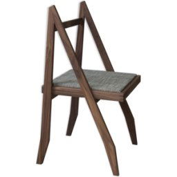 Chaise en Noyer dessinée par Martin Gillis Studio bois 53x46x90