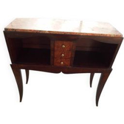 Console art déco bois 90x34x84