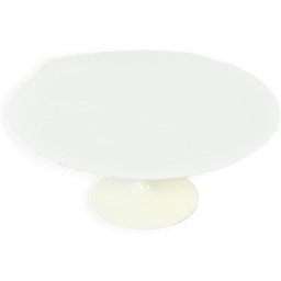 Table basse d'Eero Saarinen pour Knoll International, 1960s blanc 91x91x39