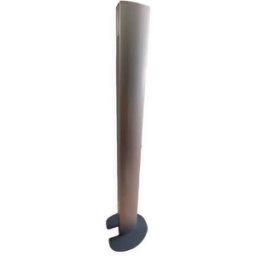 Lampadaire Artemide tree lights design J. van Lierde 1980 argent 41x32x181