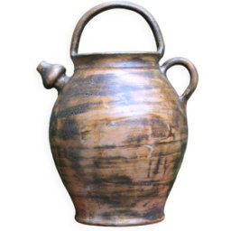 Grande cruche a eau Grottes Dieulefit marron 28x28x44