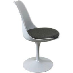 Chaise Tulip d'Eero Saarinen pour Knoll International, 1960 blanc 0x0x0