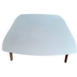 Table basse match calligaris blanc 135x100x31